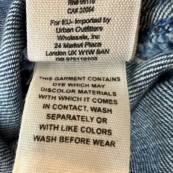 Free People Skirt Womens Size 0 Dream Away Denim Embroidered Wrap Tie Aztec - Picture 15 of 16